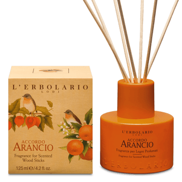 L' ErbolarioΑρωματικό χώρου με ξύλινα στικς Accordo Arancio 125ml