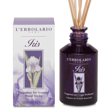 L' Erbolario Iris Fragranza per Legni Αρωματικό Χώρου με Ξύλινα Στικς, 125ml