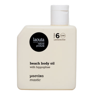 Laouta Bronze Mastic Beach Λάδι Μαυρίσματος Σώματος SPF6 100ml