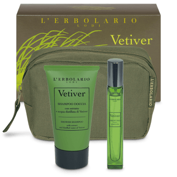 L'Erbolario Green Breeze Beauty Vetiver Parfum 10ml + Shower Shampoo 75ml