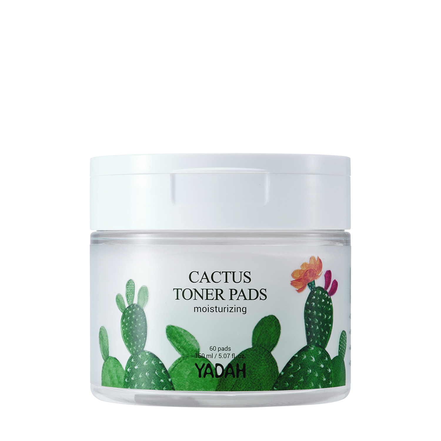 YADAH Cactus Toner Moisturizing Pads  60 pcs