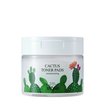 YADAH Cactus Toner Moisturizing Pads  60 pcs