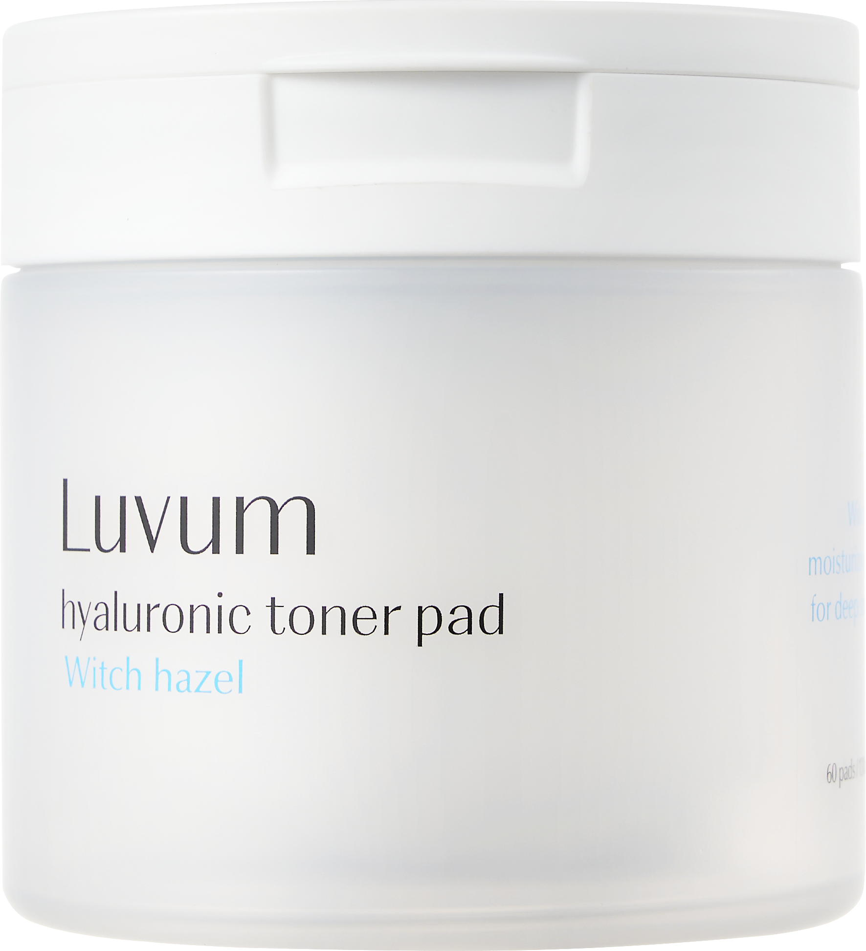 LUVUM Witch Hazel Hyaluronic Toner Pad 60Pads