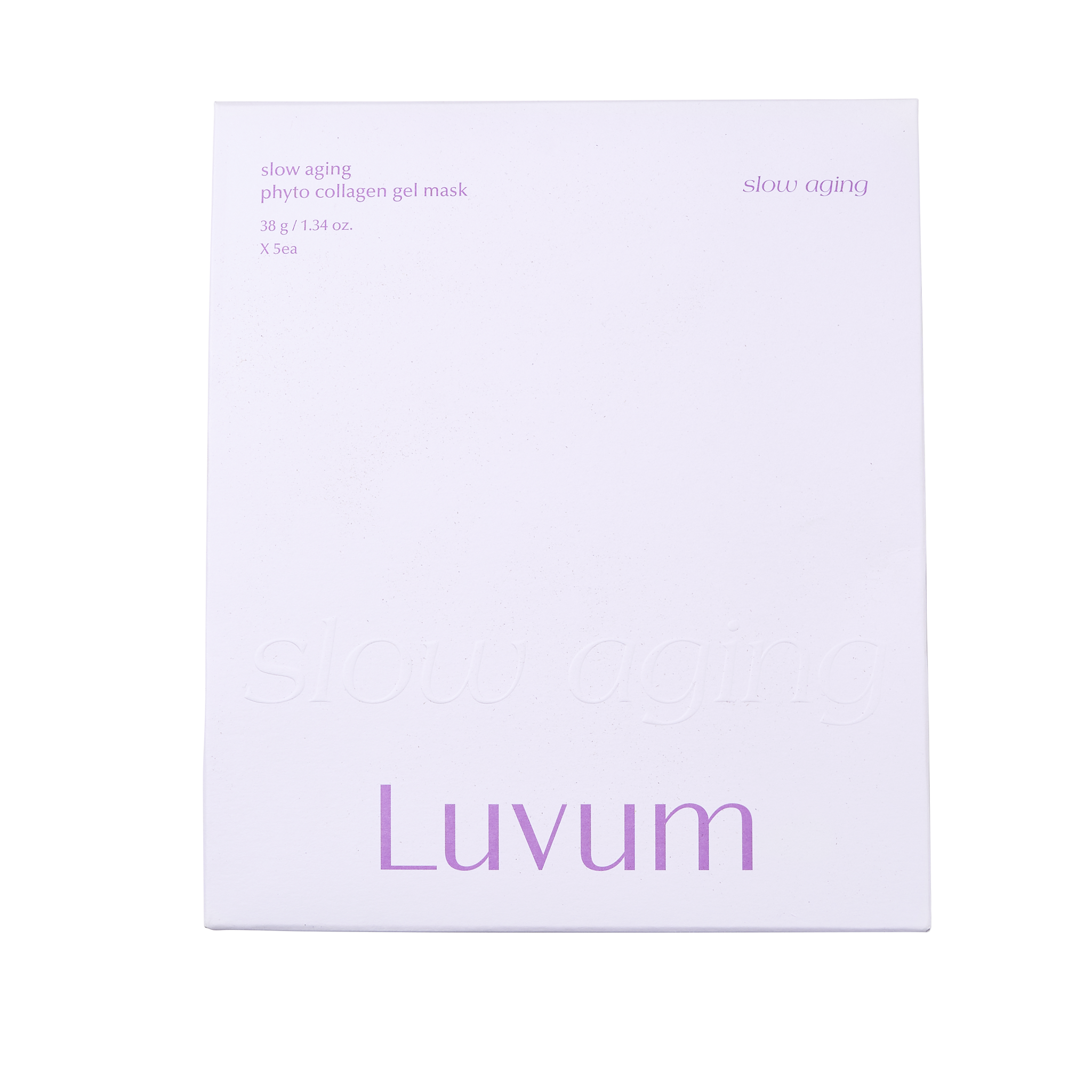 LUVUM Slow Aging Phyto Collagen Gel Mask 5pcs