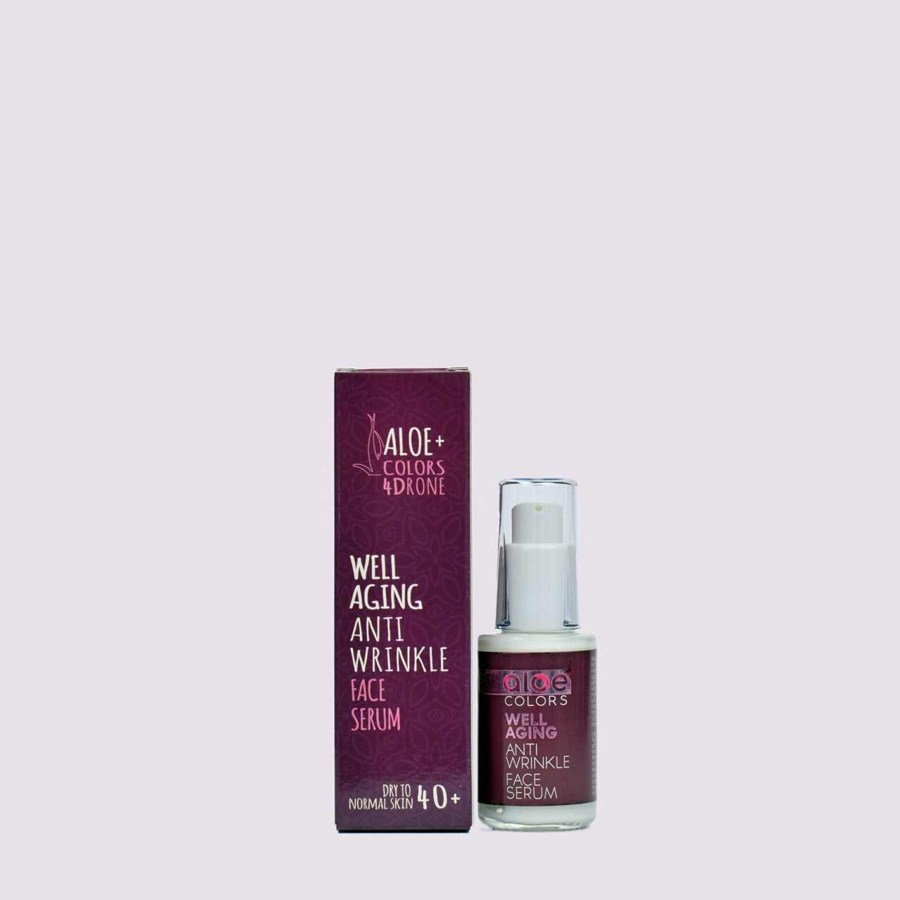 Aloe+ Colors 4DRone Well Aging Anti Wrinkle Face Αντιγηραντικό Serum Προσώπου για Λάμψη με Αλόη 30ml