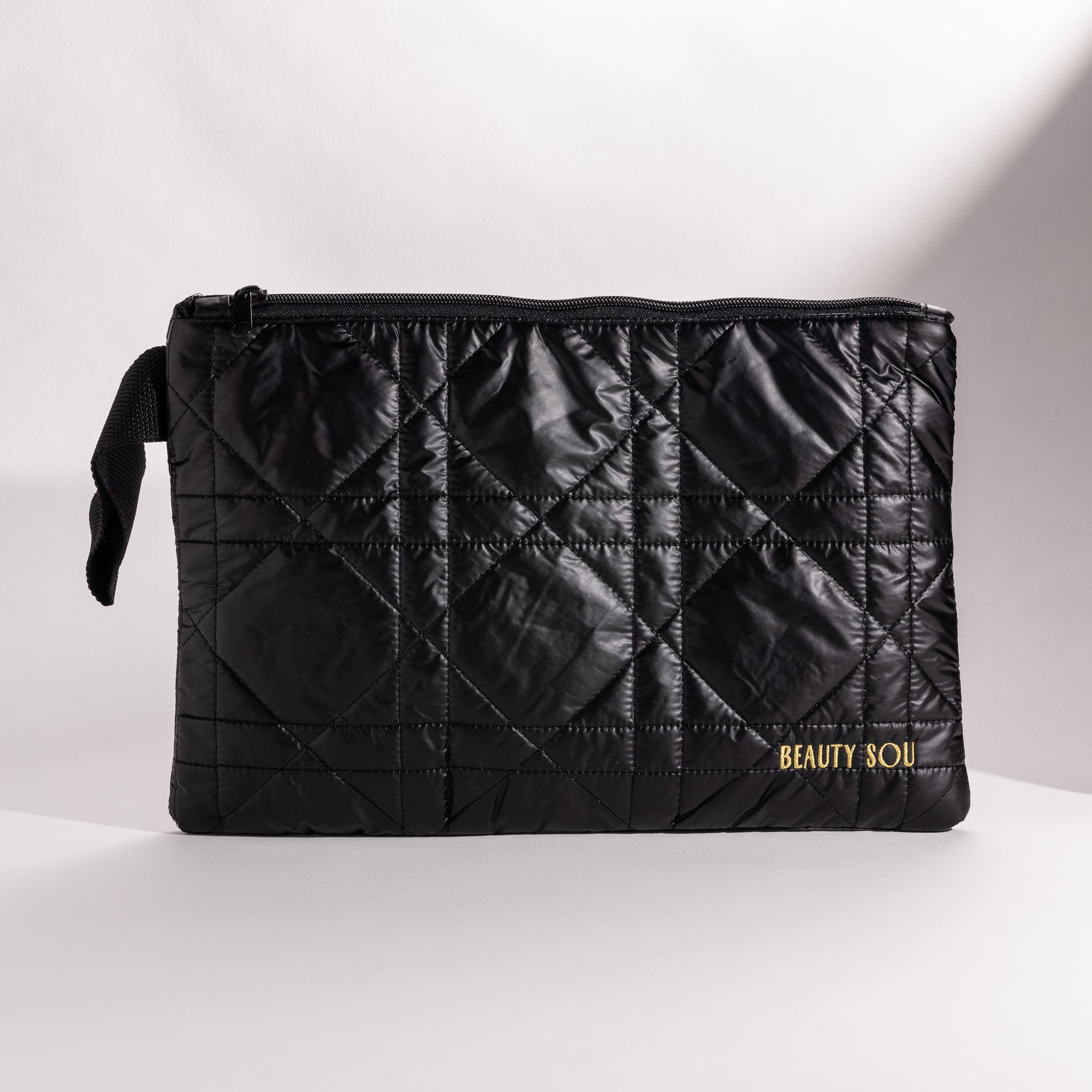 Beauty Sou Black Capitone Necessaire