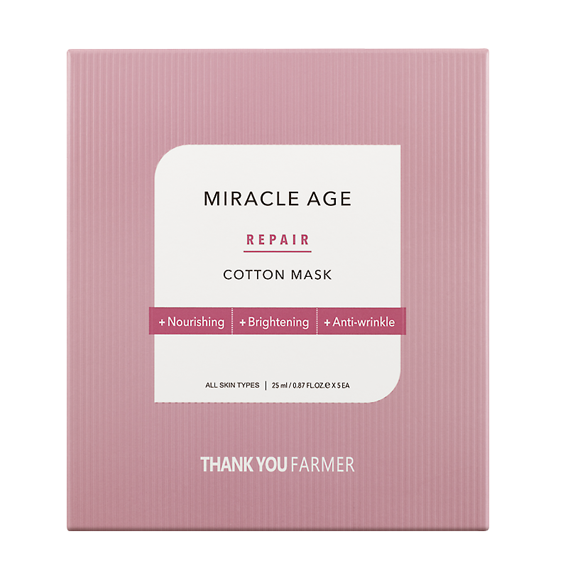 Thank You Farmer Miracle Age Repair Cotton Sheet Μάσκα Προσώπου για Αντιγήρανση 25ml