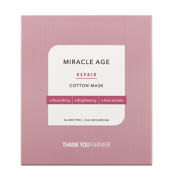 Thank You Farmer Miracle Age Repair Cotton Sheet Μάσκα Προσώπου για Αντιγήρανση 25ml