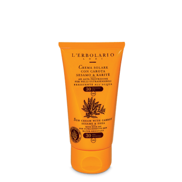 L'Erbolario Carrot Sesame & Shea Αντηλιακή Κρέμα Προσώπου SPF30 75ml