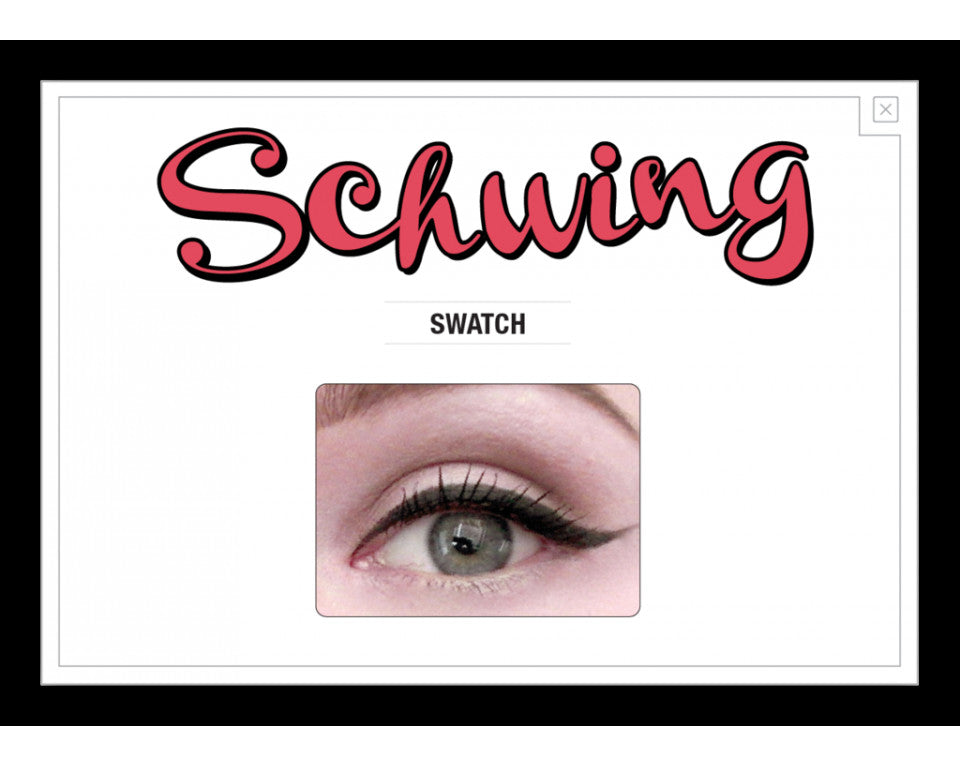SCHWING - EYELINER LIQUID BLACK 1.7ML THEBALM