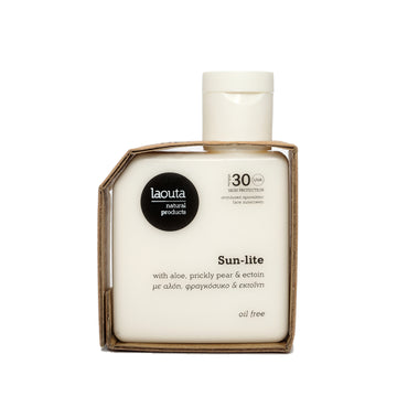 Laouta Sun-Lite Oil Free Αντηλιακή Κρέμα Προσώπου SPF30 50ml