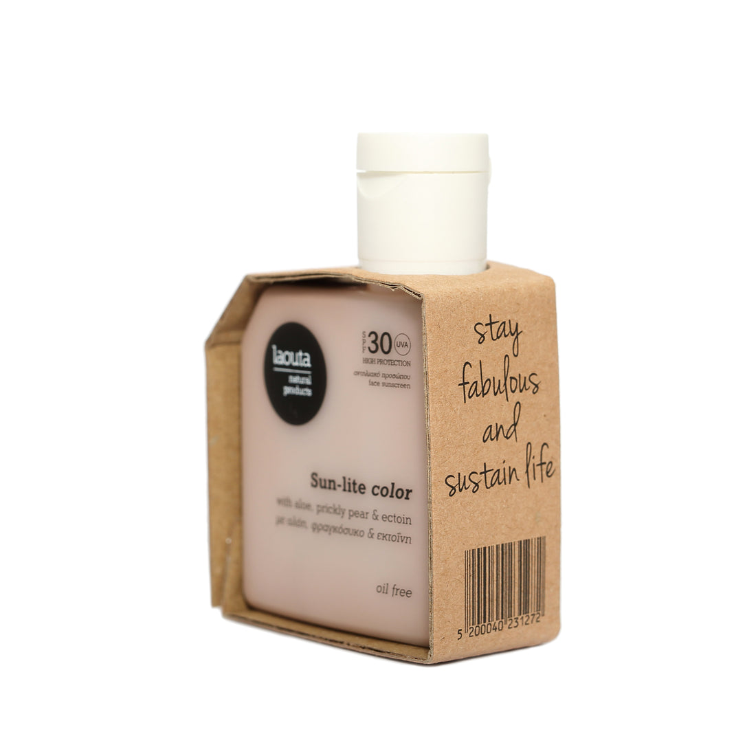 Laouta Sun-lite  Color Αντηλιακή Κρέμα Προσώπου με Χρώμα SPF30 50ml