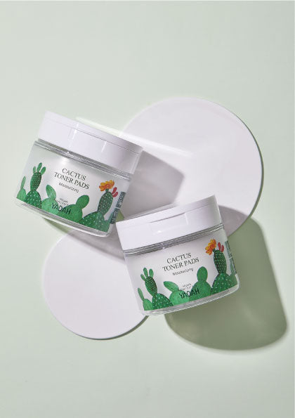 YADAH Cactus Toner Moisturizing Pads  60 pcs