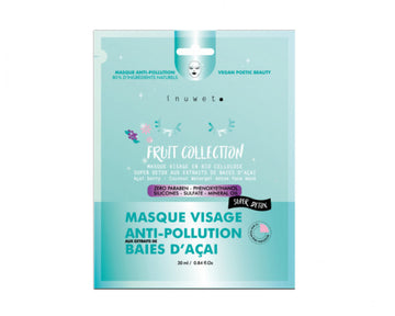 ANTI POLLUTION ACAI BERRIES FACE MASK 30ML INUWET