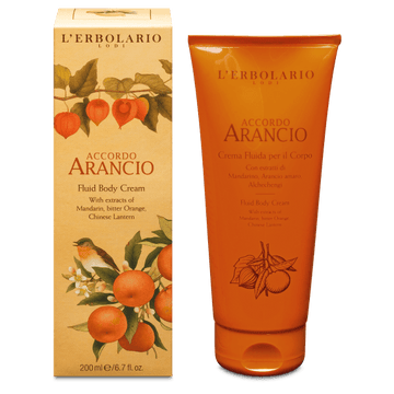L' Erbolario Accordo Arancio Crema Fluida Ενυδατική Κρέμα Σώματος 200ml