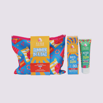 Aloe Colors Promo Into The Sun Face Sunscreen Tinted SPF30 50ml + After Sun Soothing Face Mask 50ml
