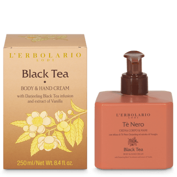 L'Erbolario Black Tea Ενυδατική Κρέμα Χεριών και Σώματος 250ml