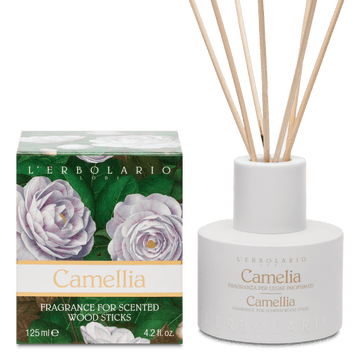 L' Erbolario Αρωματικό χώρου με ξύλινα στικς Camelia 125ml