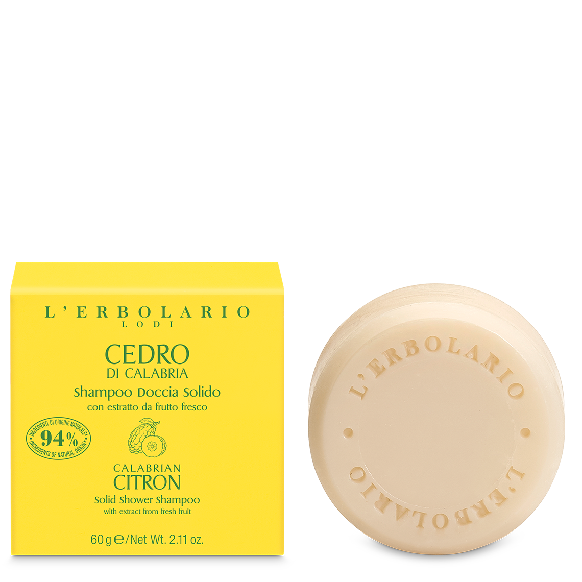 L'Erbolario Cedro Di Calabria Στέρεο Σαμπουάν 60gr