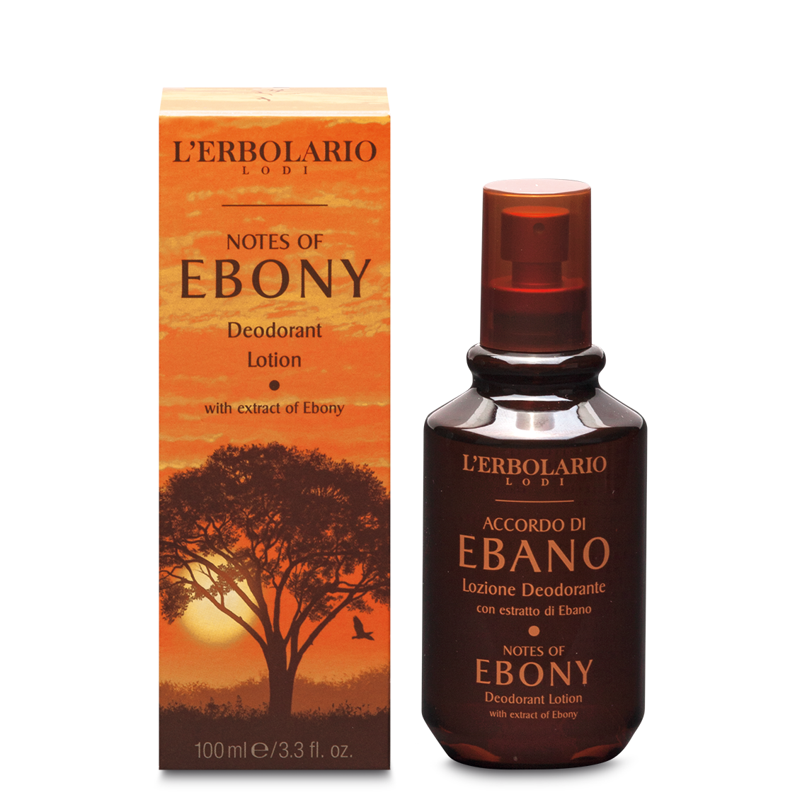 L' Erbolario Ebano Αποσμητικό Spray Χωρίς Αλουμίνιο 100 ml
