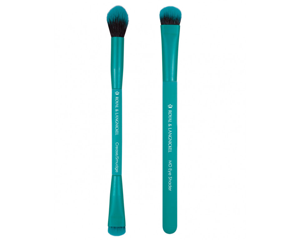 EZGLAM DUO SMOKY EYE BRUSH KIT MODA ROYAL BRUSH