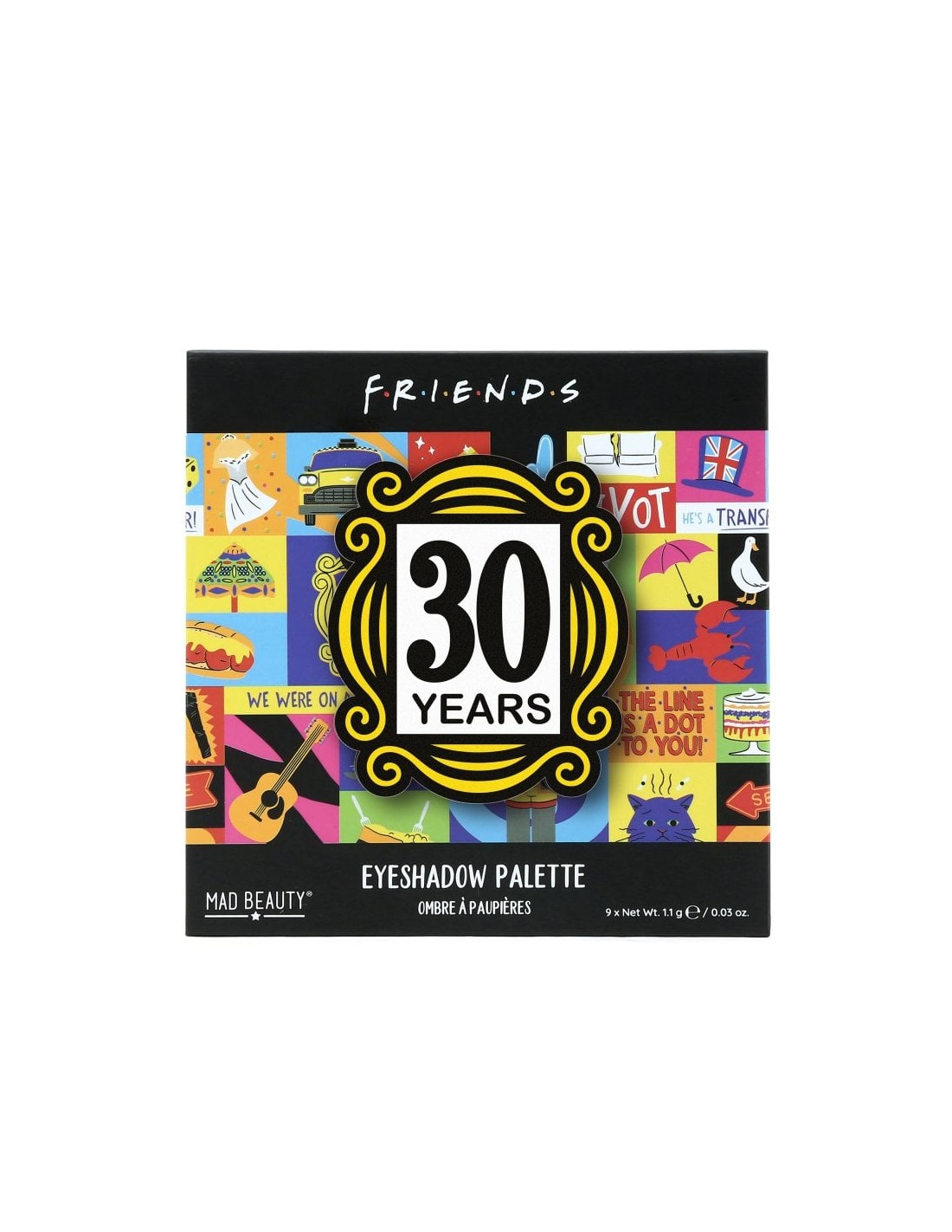 Mad Beauty Friends 30 Years Εyeshadow Palette
