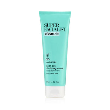 Super Facialist Superfacialist Clear Skin Out Clarifying Κρεμώδης Μάσκα Προσώπου για Ακμή με Άργιλο 125ml