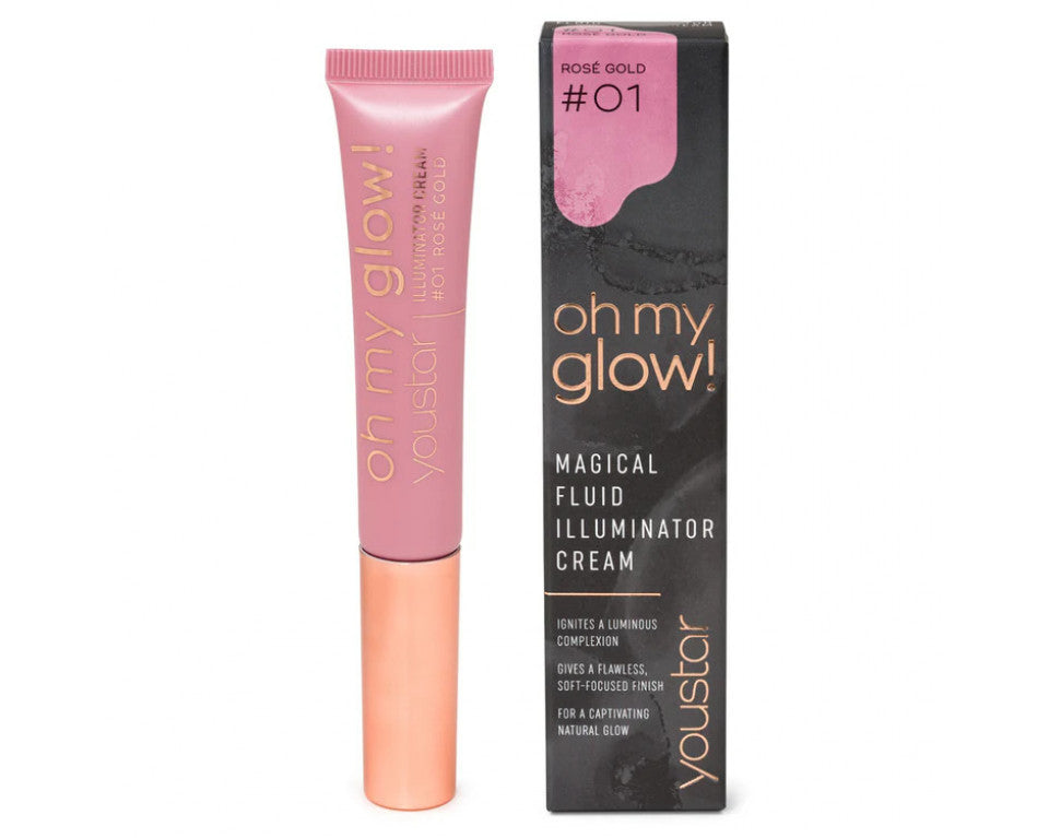 01 ROSE GOLD OH MY GLOW! ILLUMINATOR CREAM YOUSTAR
