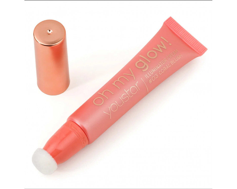 03 CORAL BLUSH OH MY GLOW! ILLUMINATOR CREAM YOUSTAR