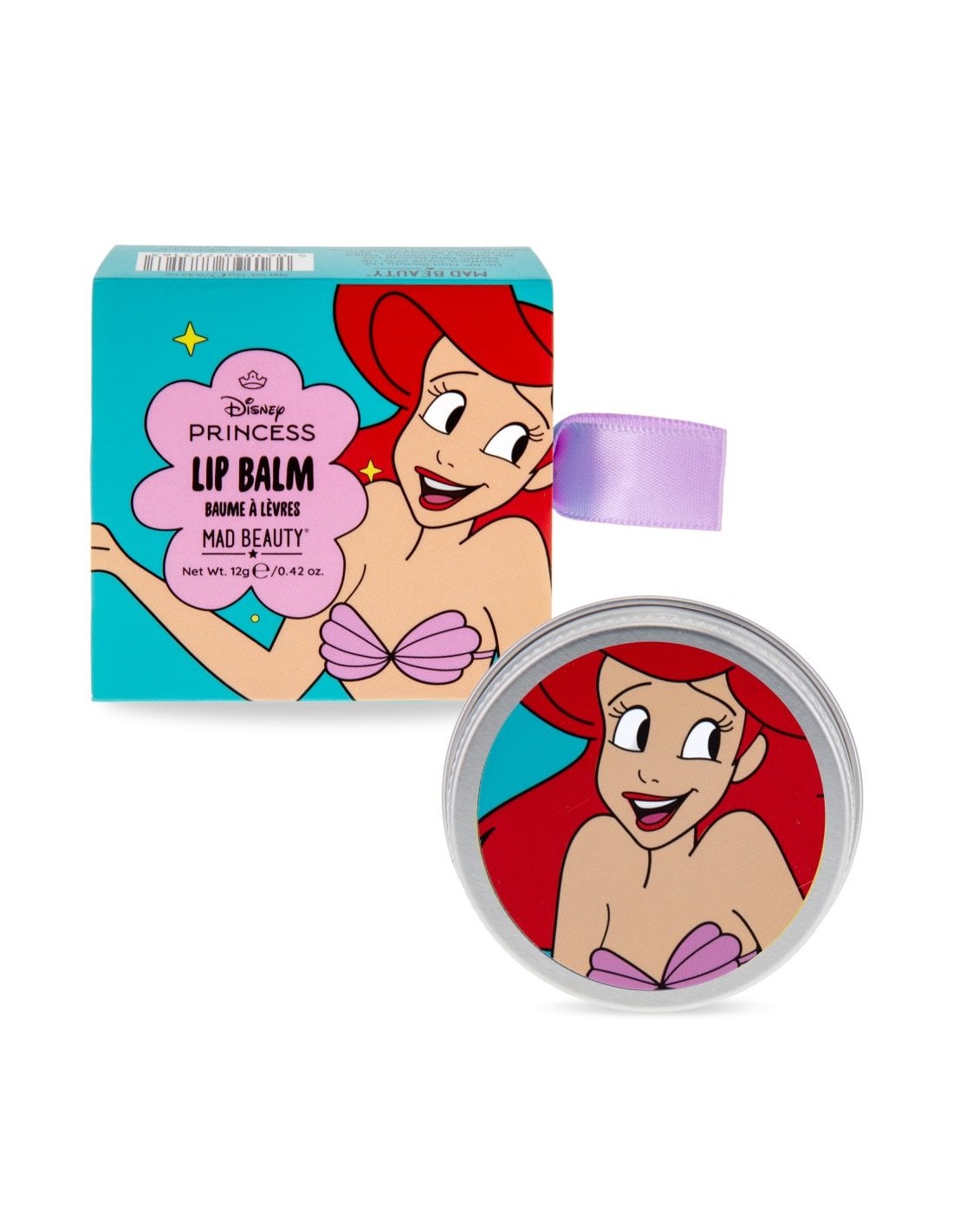 Mad Beauty Disney Princess Ariel Lip Balm Pot 12gr