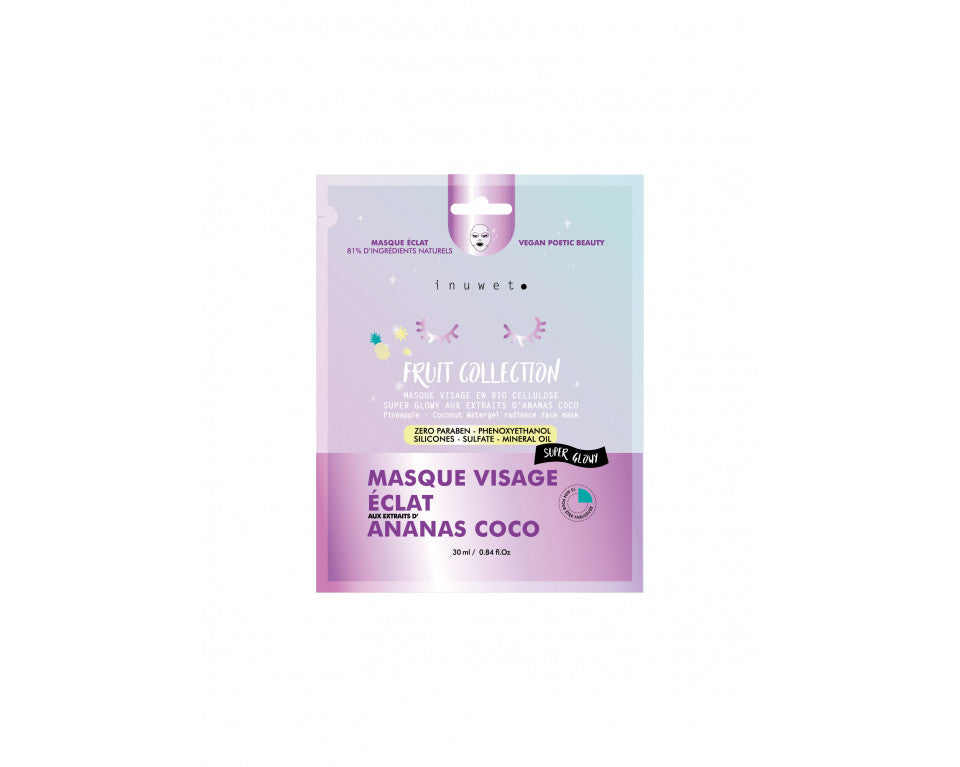 RADIANCE PINEAPPLE FACE MASK 30ML INUWET