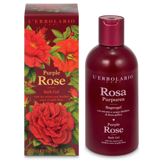 L' Erbolario Rosa Purpurea Bagnogel Αφρόλουτρο σε Gel 250ml