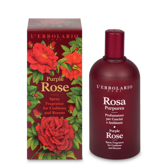 L' Erbolario Purple Rose Spray Fragrance for Cushions and Rooms, Αρωματικό Χώρου 125ml