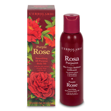 L' Erbolario Rosa Purpurea Olio Corpo Multiuso Setificante Λάδι Σώματος για Ενυδάτωση 125ml