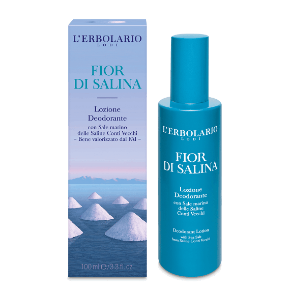 L' Erbolario Fior di Salina Αποσμητικό σε Lotion 24h Χωρίς Αλουμίνιο 100ml