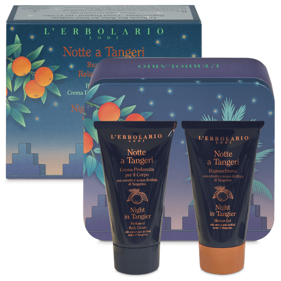 L' Erbolario Notte A Tangeri Beauty Box Shower Gel 75ml + Body Cream 75ml