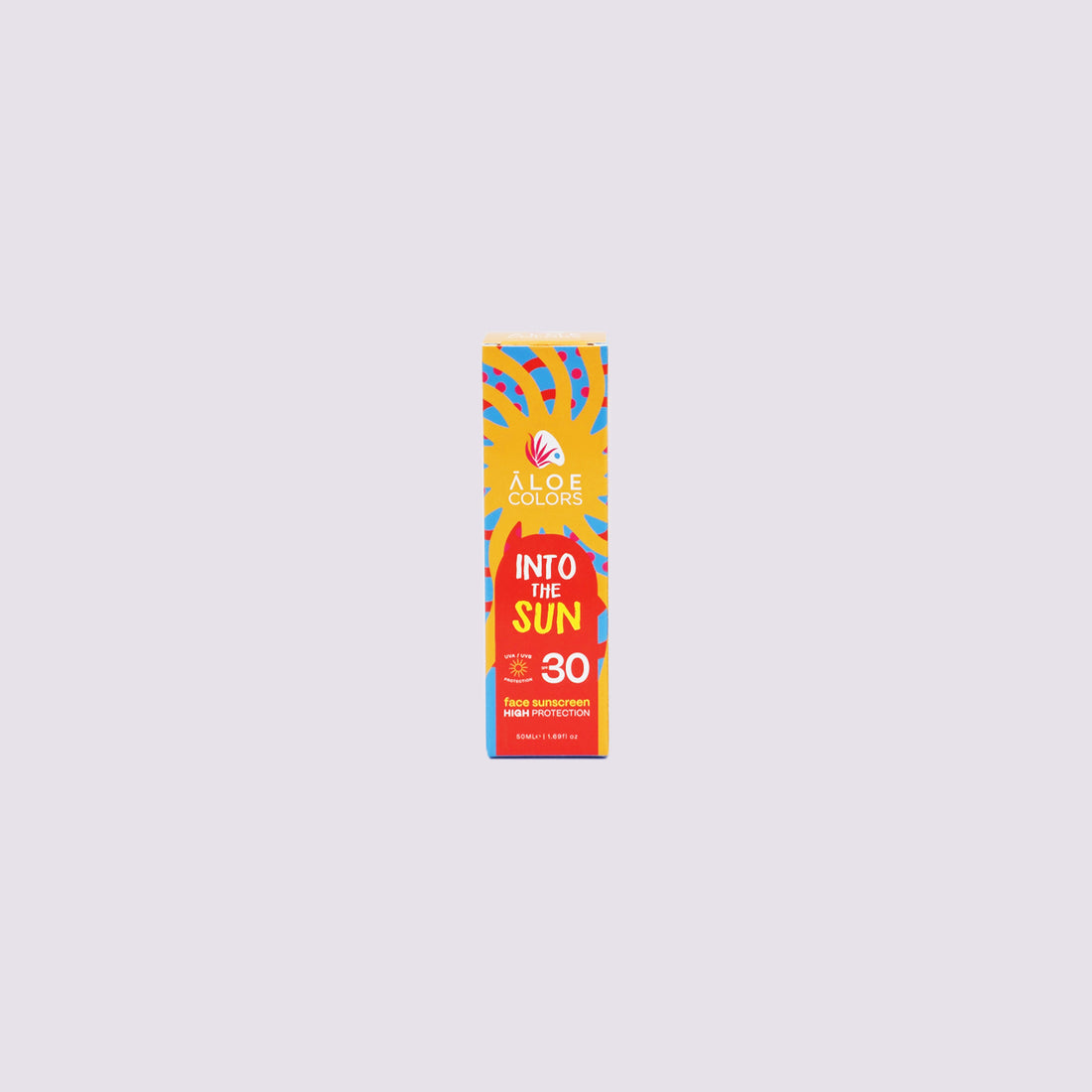 Aloe+ Colors Into The Sun Αντηλιακή Κρέμα Προσώπου  SPF30 50ml