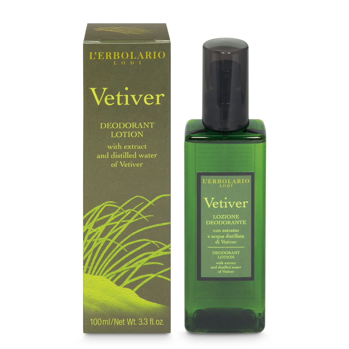 L' Erbolario Αποσμητική Λοσιόν Vetiver 100ml